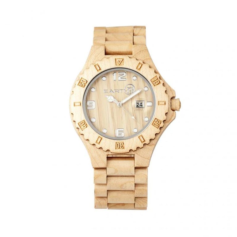 Raywood Bracelet Watch With Date - Khaki/Tan