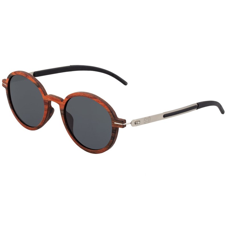 Earth Wood Toco Polarized Sunglasses In Red