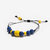 Golden State Warriors Adjustable Lava Stone Bracelet - Multi