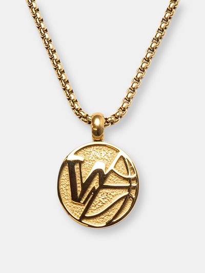 Ed Jacobs Golden State Warriors Half Logo Necklace product