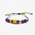 Los Angeles Lakers Adjustable Lava Stone Bracelet - Multi
