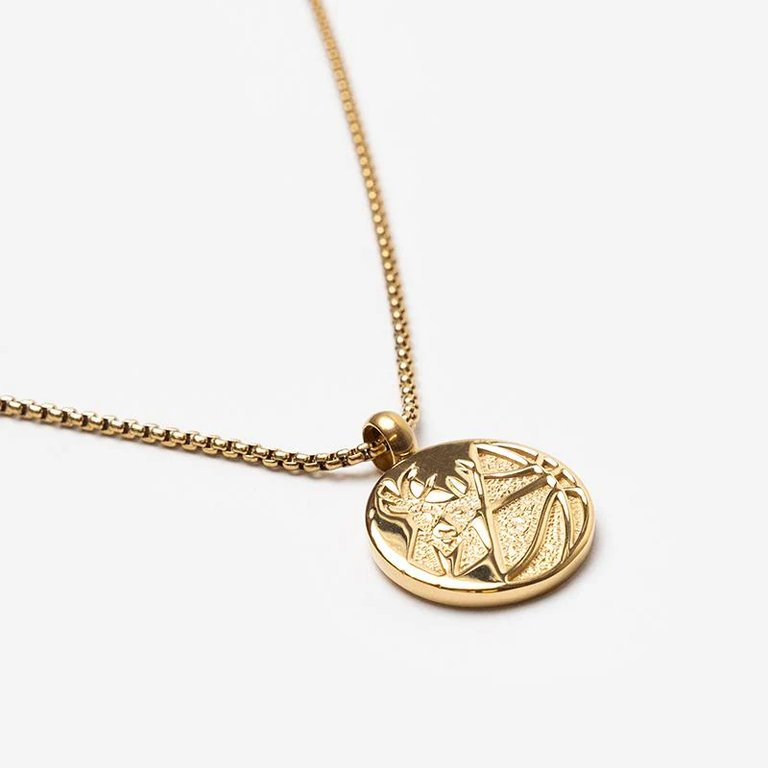 Milwaukee Bucks Solid Pendant Necklace