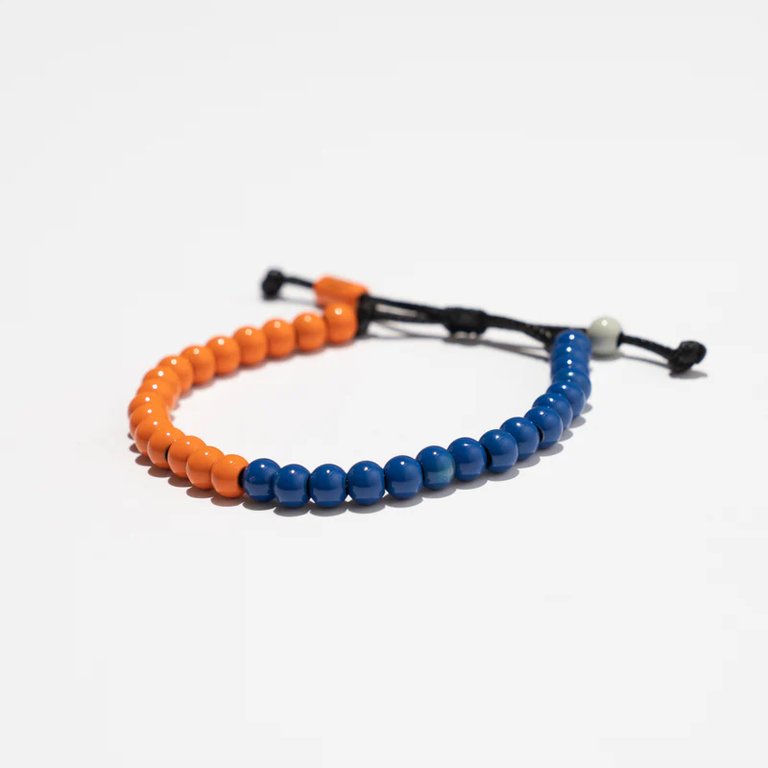 New York Knicks Adjustable Bead Bracelet - Multi