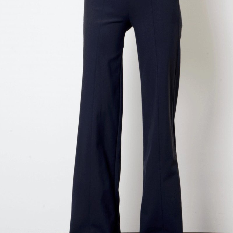 Shop Elaine Kim Rubie Pull Up Wide Trousers In Cobalt In Blue