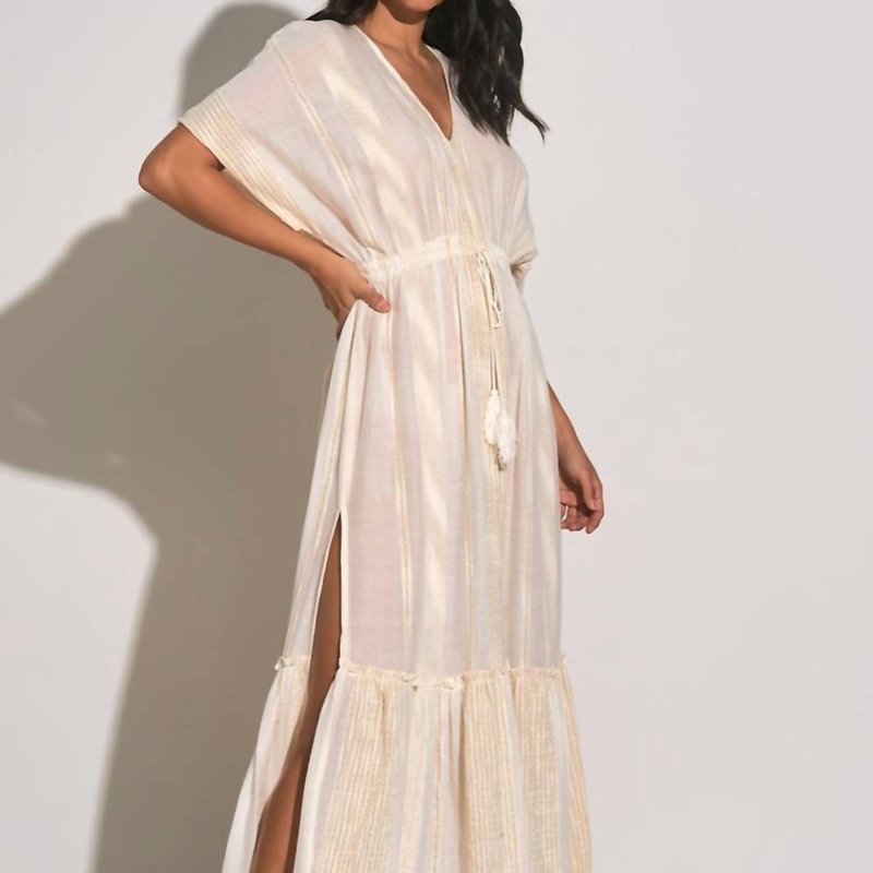 Shop Elan Levi Short Sleeve Ruffle Cover Up Dress In White