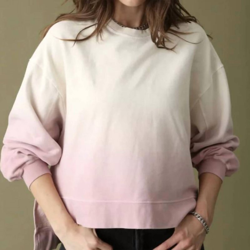 Electric & Rose Apollo Sweatshirt Ombre In Pink