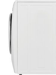 8.0 Cu. Ft. White Steam Electric Front Load Dryer