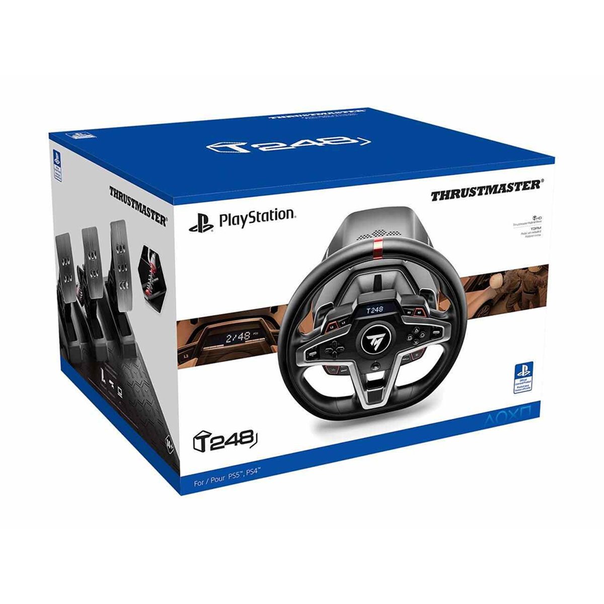 Electronic Express T248 Racing Wheel & Magnetic Pedals for PS5/PS4/PC