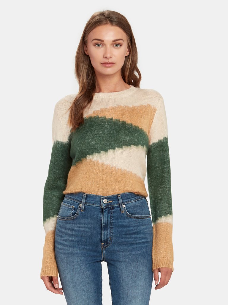 Avery Crewneck Sweater - Cream Multi