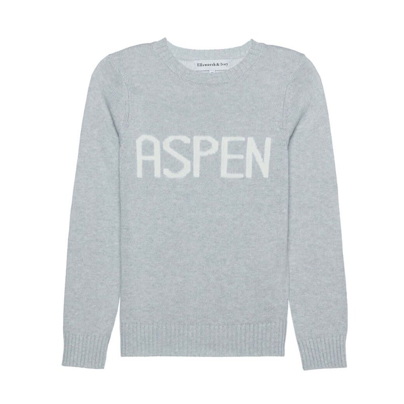 Ellsworth + Ivey Aspen Sweater In Grey