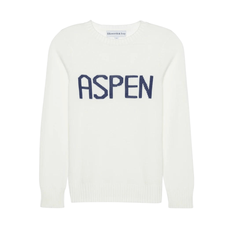 Ellsworth + Ivey Aspen Sweater In White