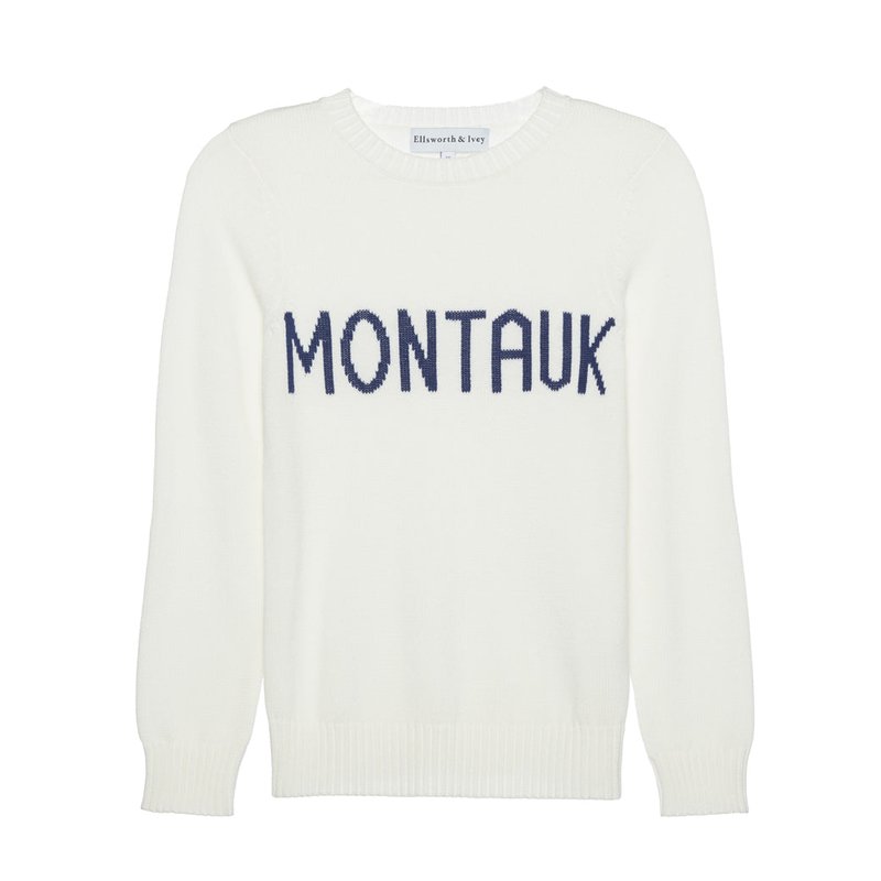 Ellsworth + Ivey Montauk Sweater In White