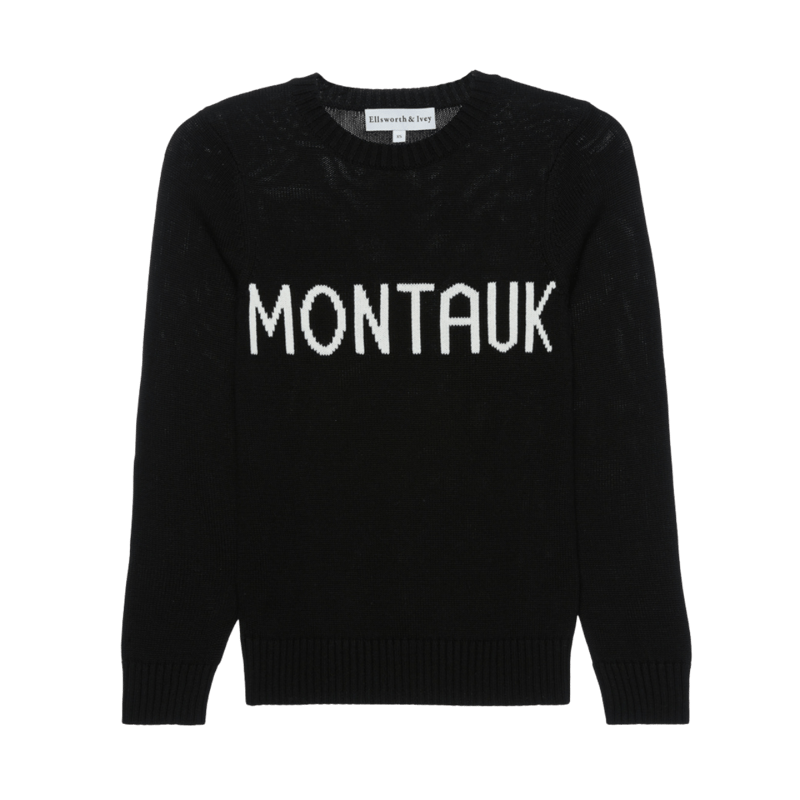 Ellsworth + Ivey Montauk Sweater In Black