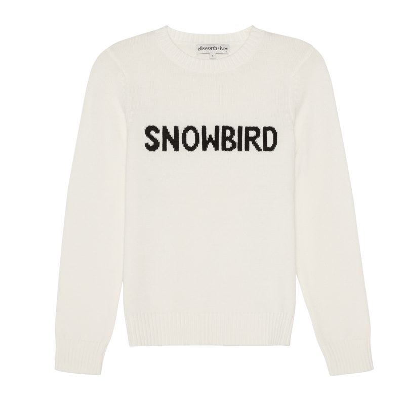 Shop Ellsworth + Ivey Snowbird Sweater In White