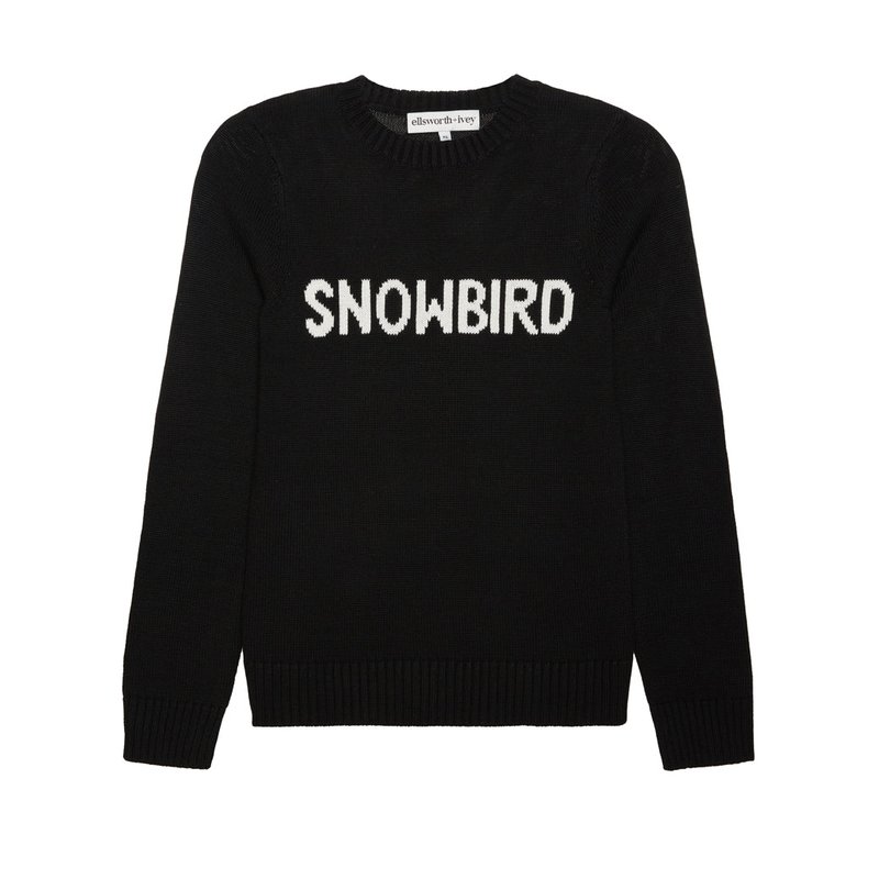 Ellsworth + Ivey Snowbird Sweater In Black