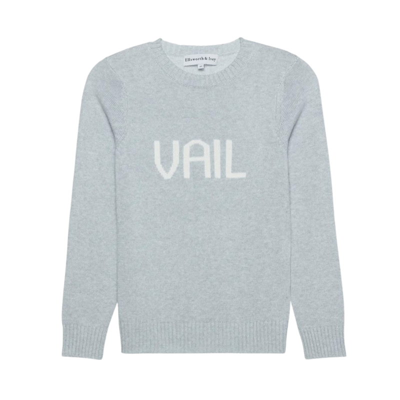 Shop Ellsworth + Ivey Vail Sweater In Grey