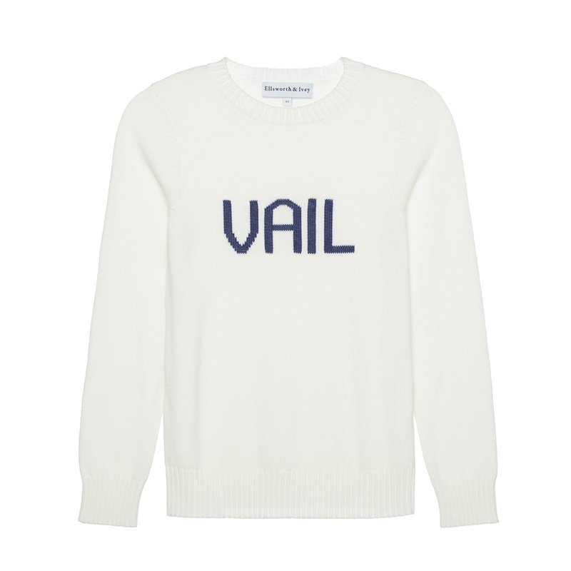Shop Ellsworth + Ivey Vail Sweater In White