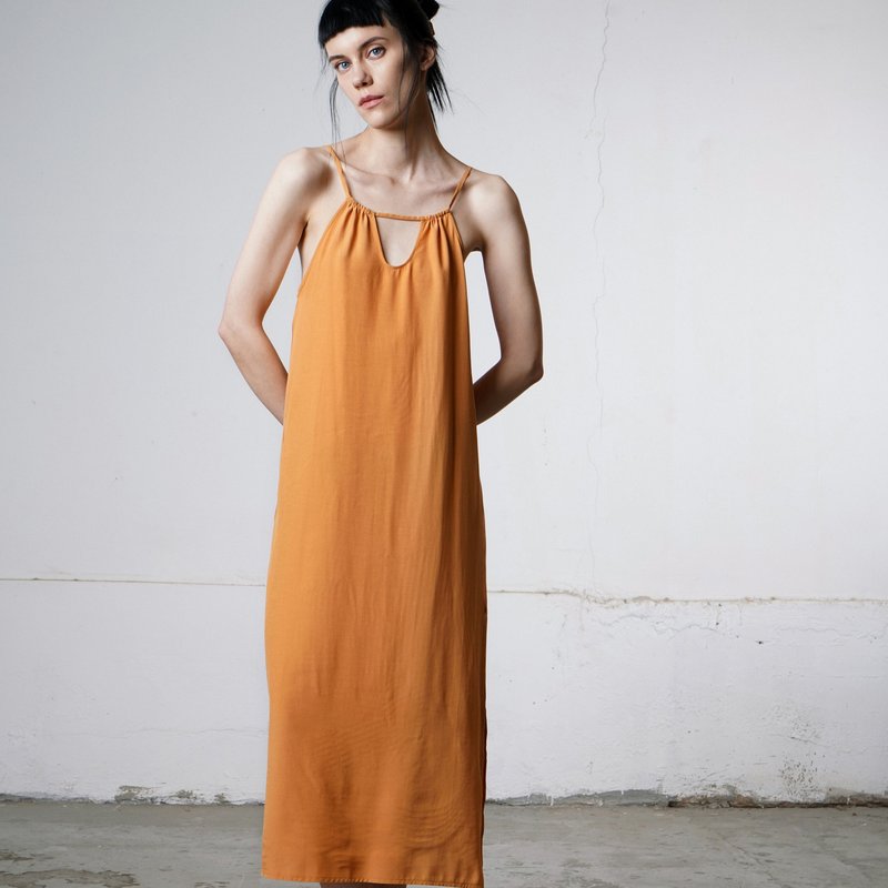 Em Basics Agnes Dress In Orange