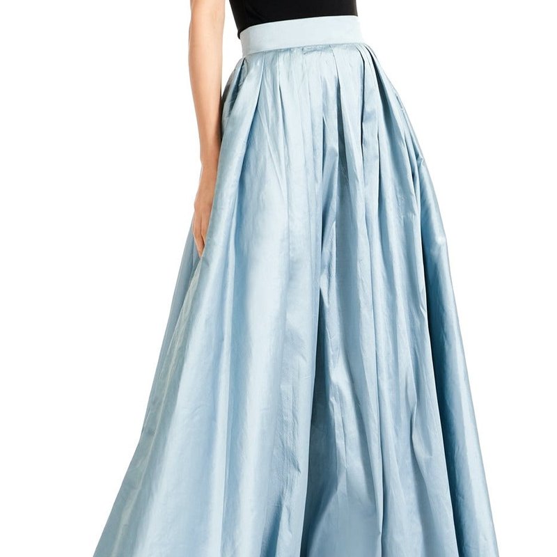 Shop Emily Shalant Light Blue Taffeta Ball Skirt