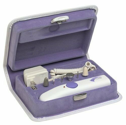 Emjoi Ap-60 Private Nailcare Kit For Home Manicure (6 Interchangeable Heads) In White