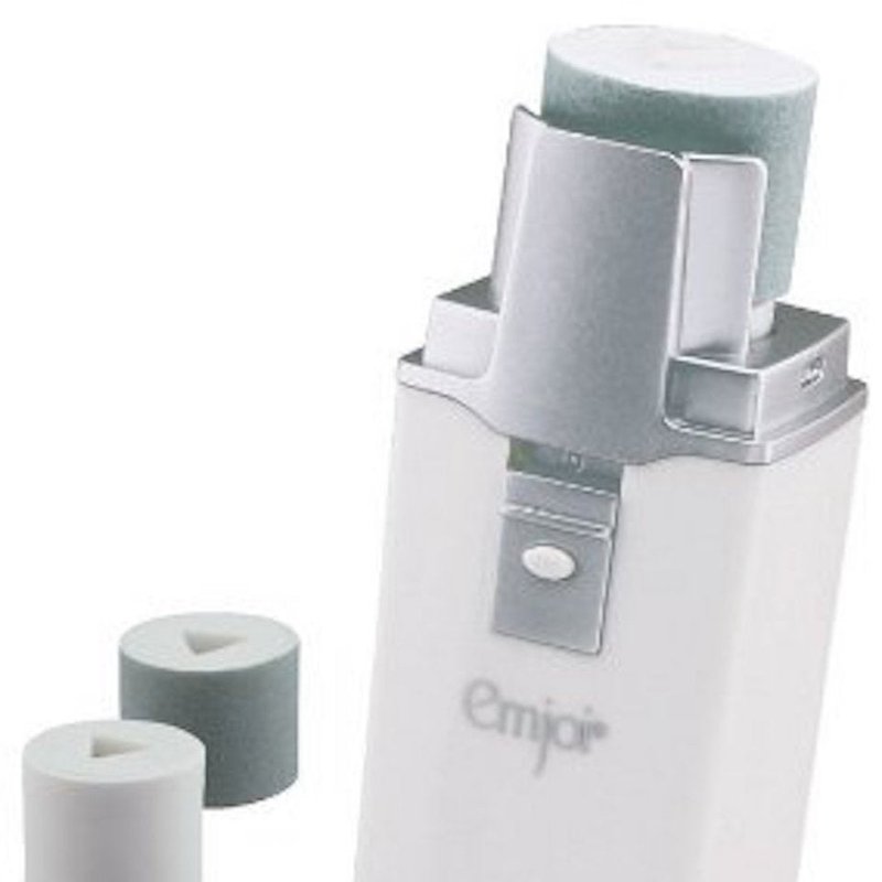 Emjoi Micro Mani Nail Buffer With 4 Smooth And Shine Rollers In White