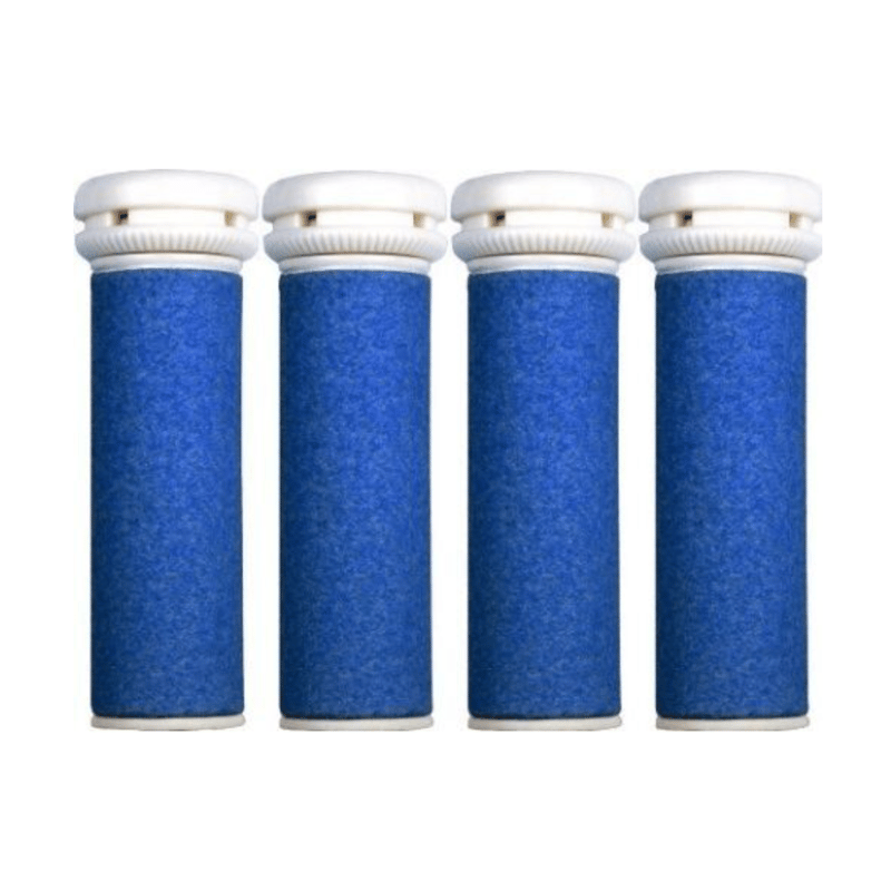 Emjoi Replacement Refill Extra Coarse Rollers For  Micro-pedi Callus Removers In Blue