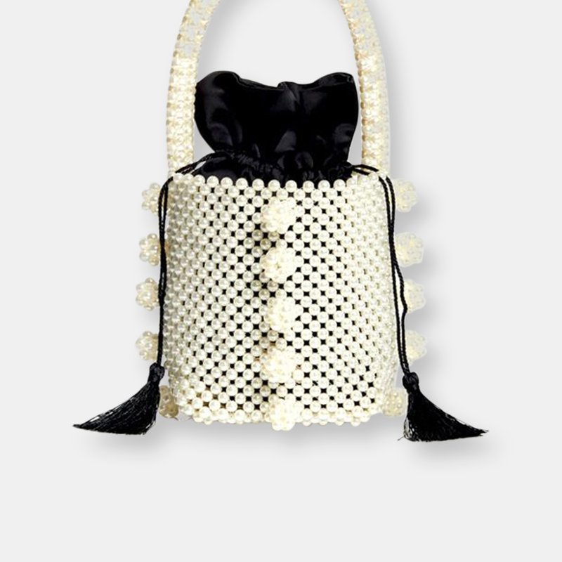 Emm Kuo Ravelo Pearl Bag In White