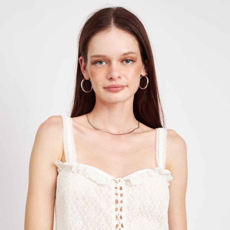 Emory Park Abigail Top In White