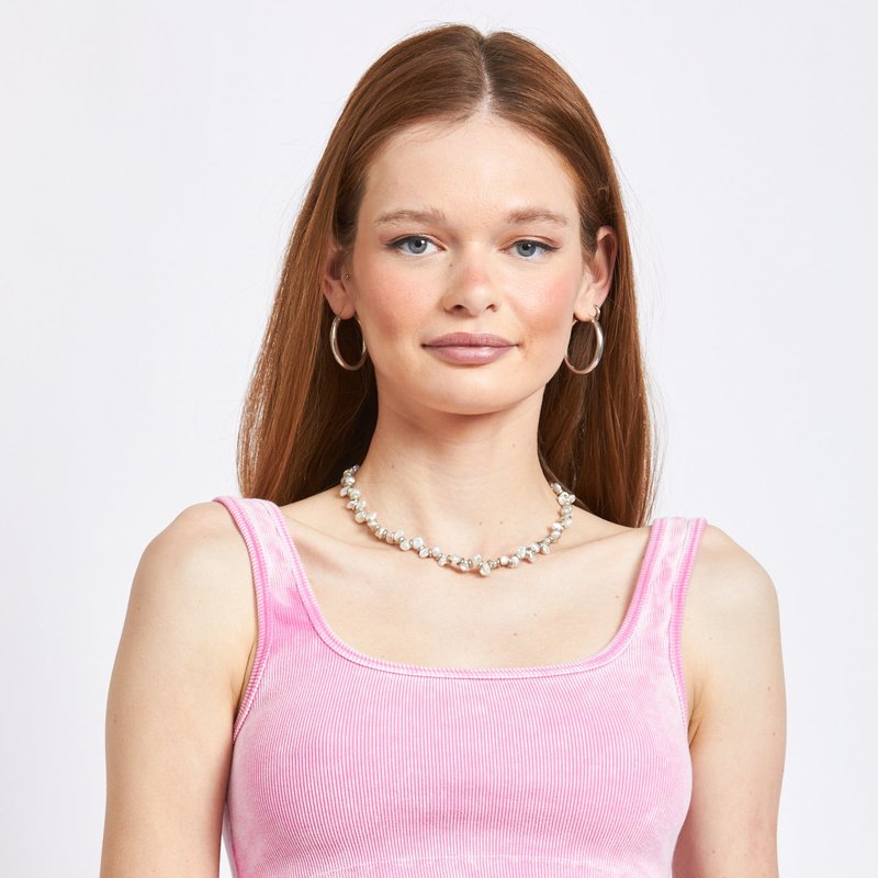 Emory Park Alina Sports Bra Top In Pink