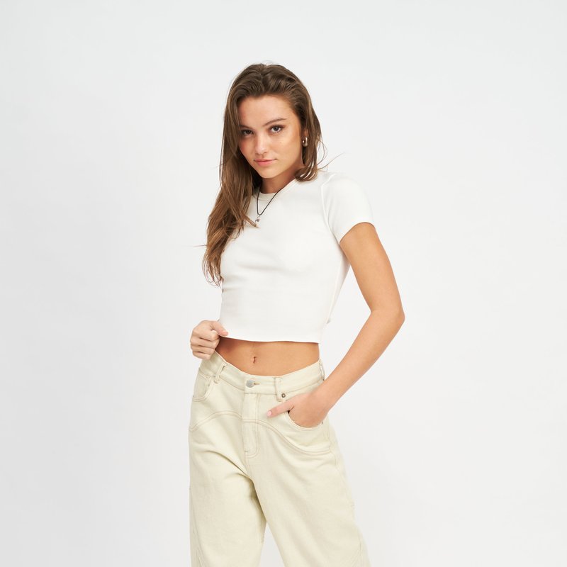 Emory Park Reese Wide Leg Pants In White