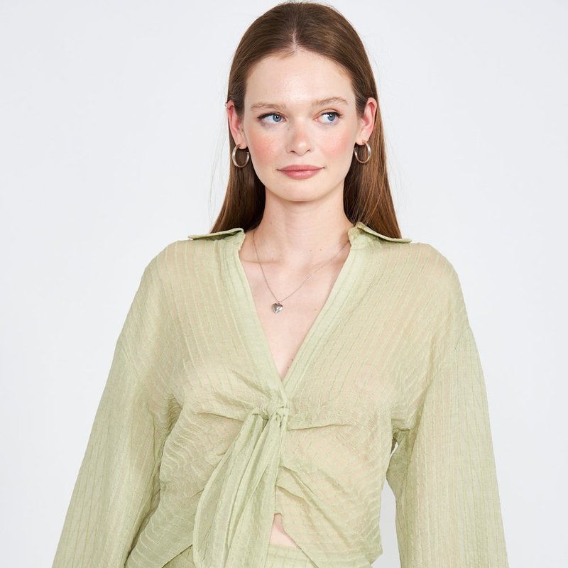 Emory Park Sage Top In Green