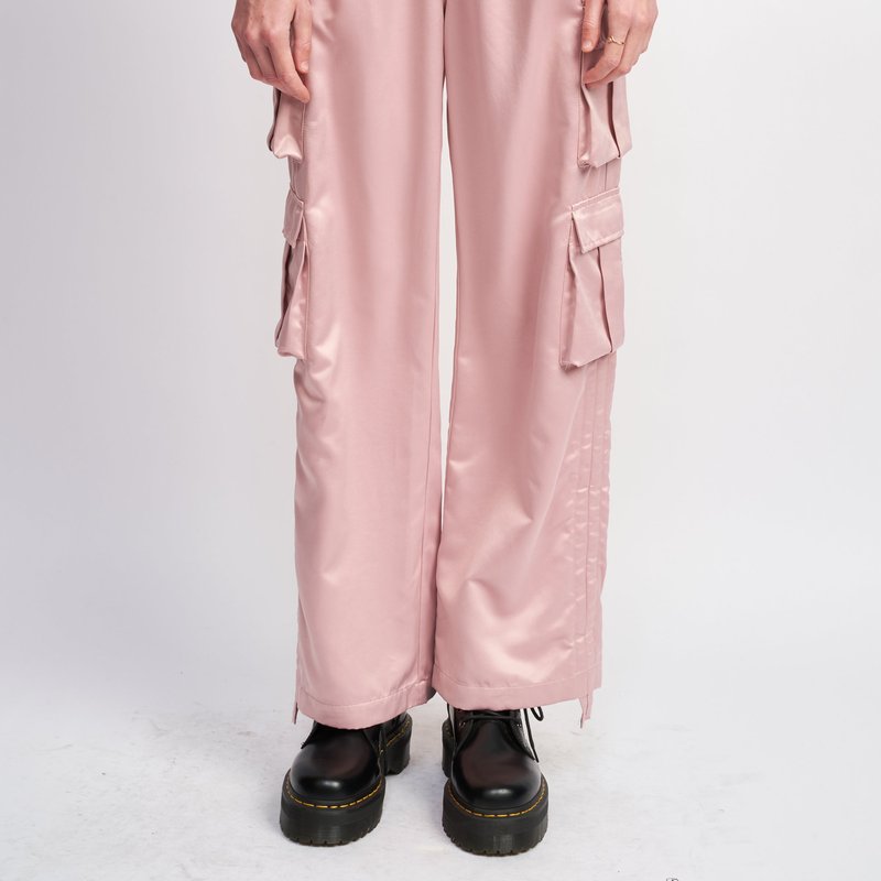 Emory Park Selah Pocket Detail Cargo Pants In Pink