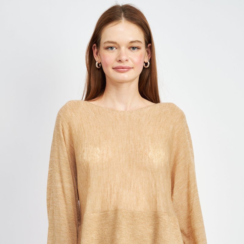 Emory Park Umber Sweater In Brown