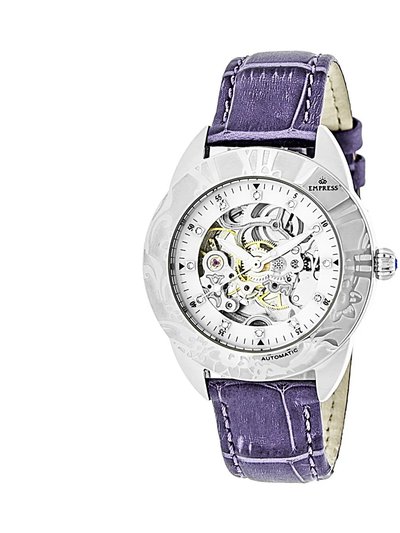 Empress Watches Empress Godiva Automatic MOP Leather-Band Watch product