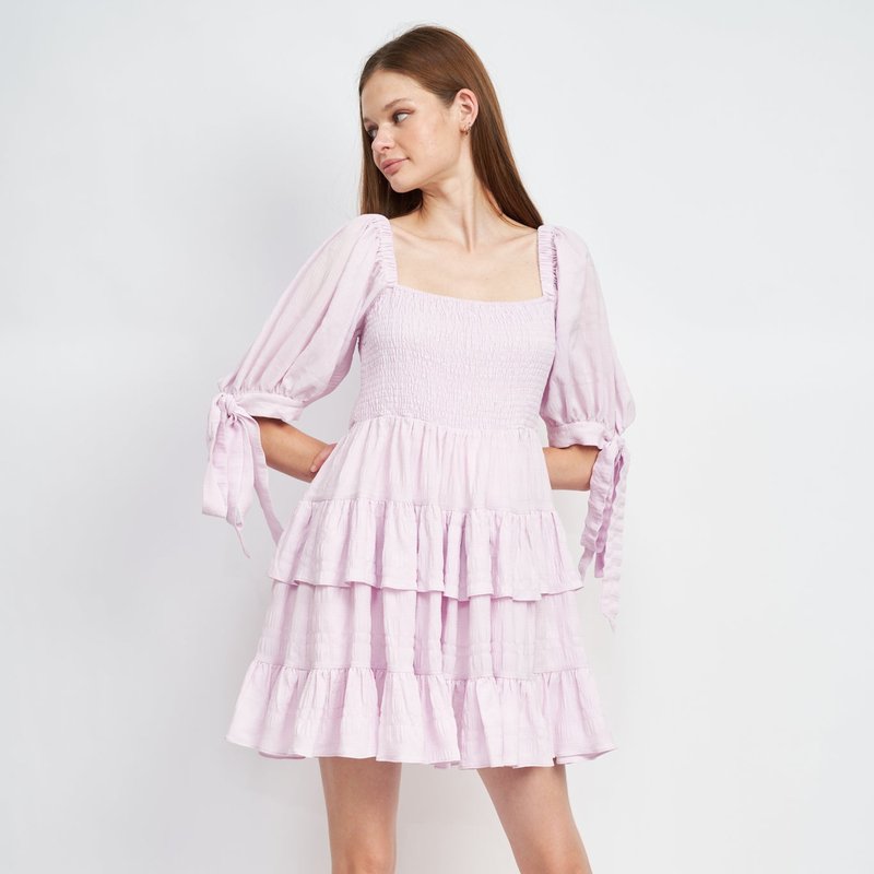 En Saison Adara Mini Dress In Pink