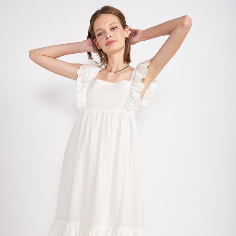 Shop En Saison Bea Midi Dress In White