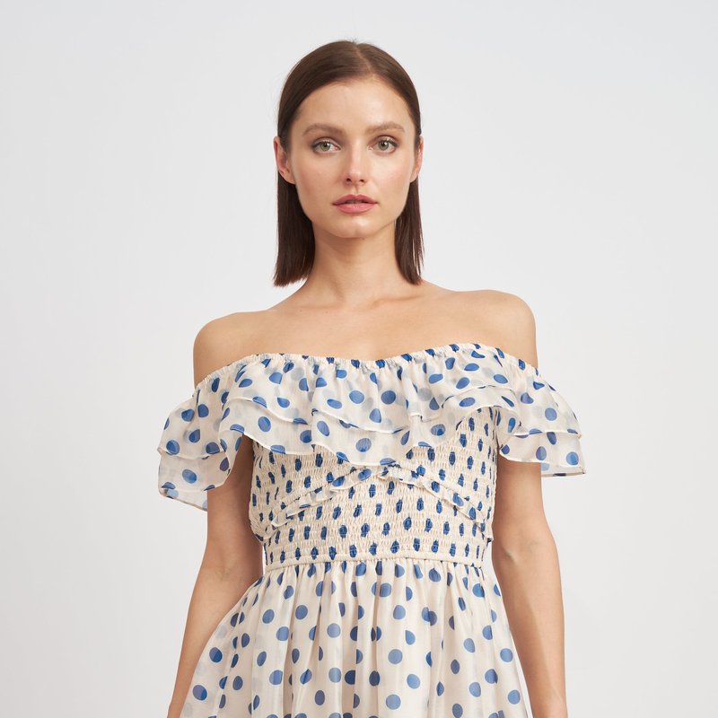 Shop En Saison Frances Mini Dress In Blue