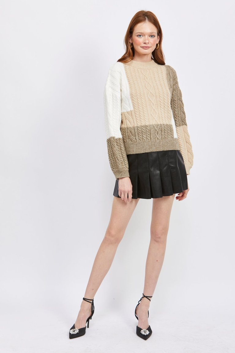 Harper Sweater - Natural Multi