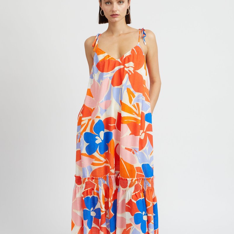 Shop En Saison Indira Maxi Dress In Orange