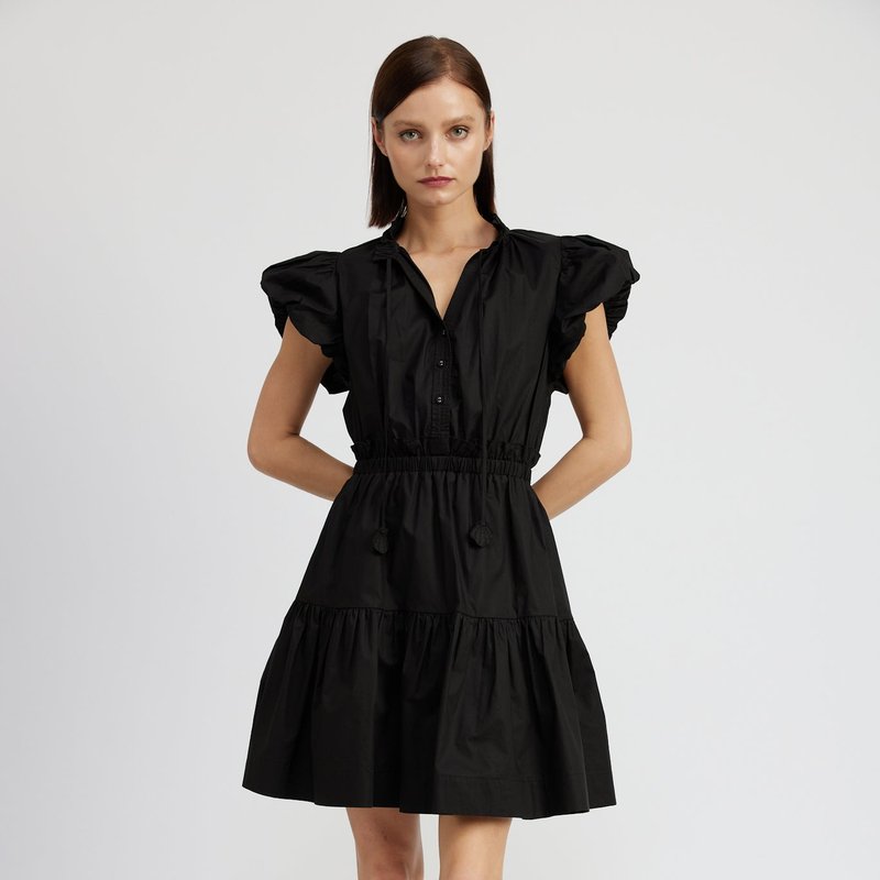 Shop En Saison Nicollete Mini Dress In Black