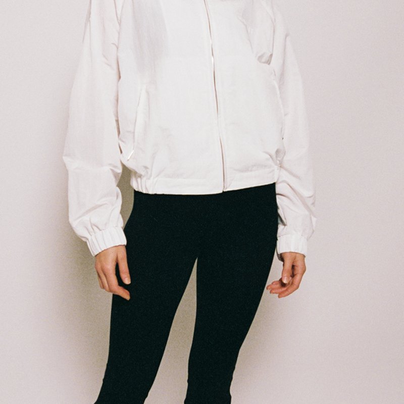 Shop Enavant Harper Nylon Jacket In White