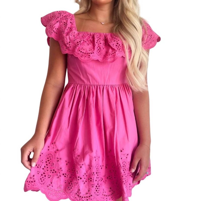 Shop Endless Rose Time For Brunch Mini Dress In Pink