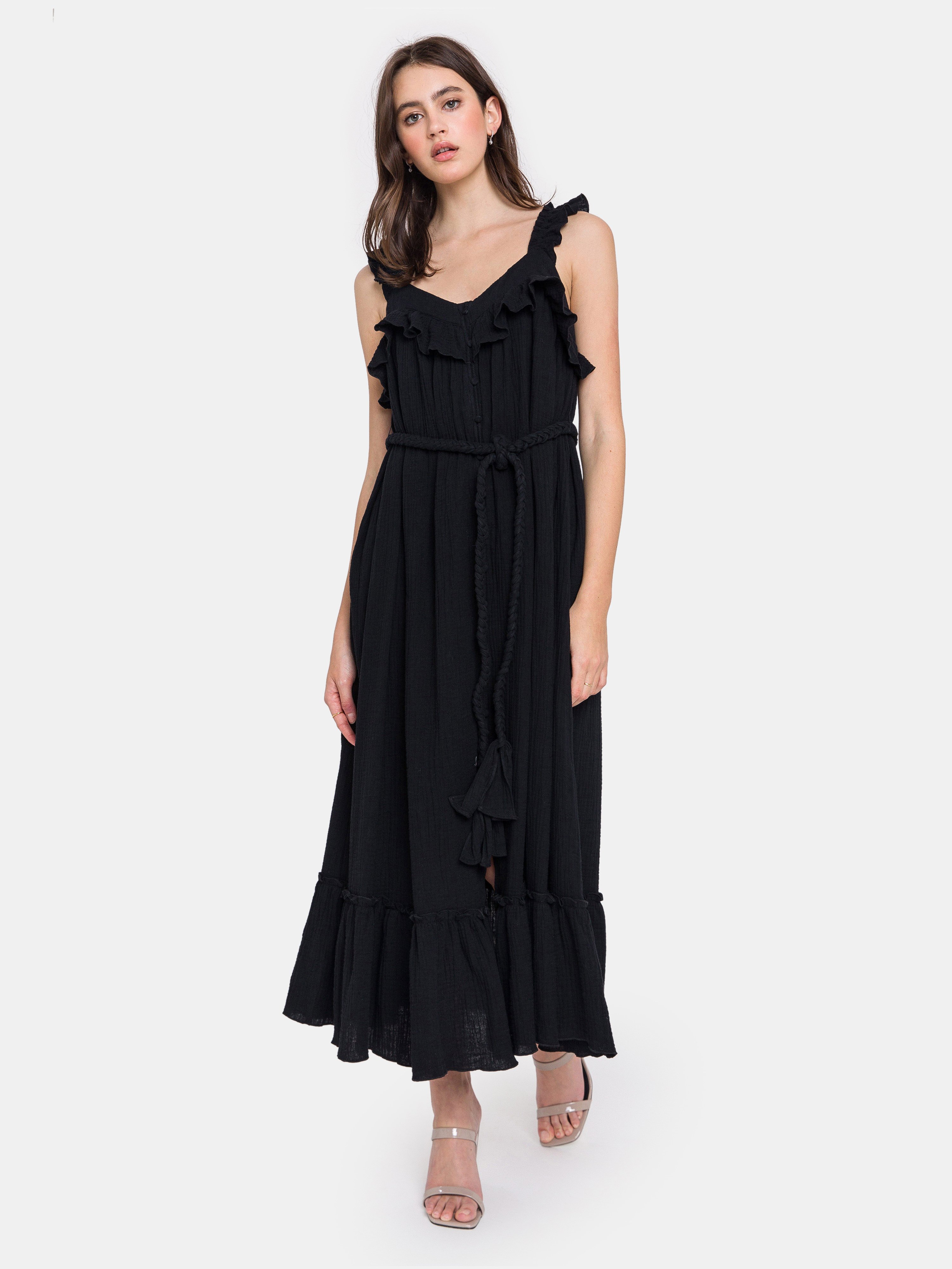 english factory fringe maxi dress