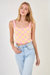 Knitted Checker Tank Top - Pink/Yellow