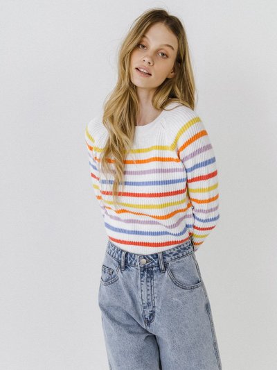 English Factory Multi-colored Striped Sweater product