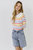 Multi-colored Striped Sweater - White/Multi