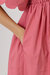 Scallop Detail Midi Dress