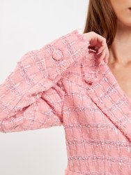 Single-Breasted Tweed Blazer