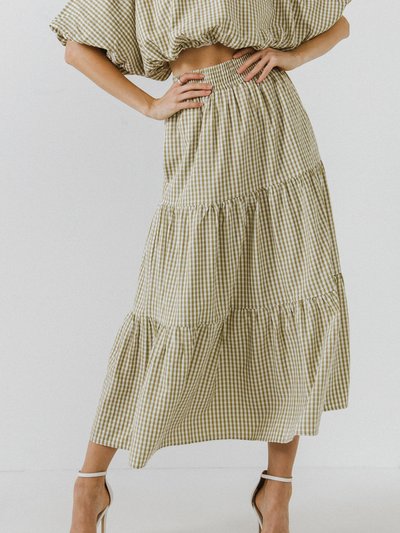 English Factory Tiered Maxi Skirt product