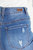 High Waisted Slim Bootcut Jeans - Medium Blue